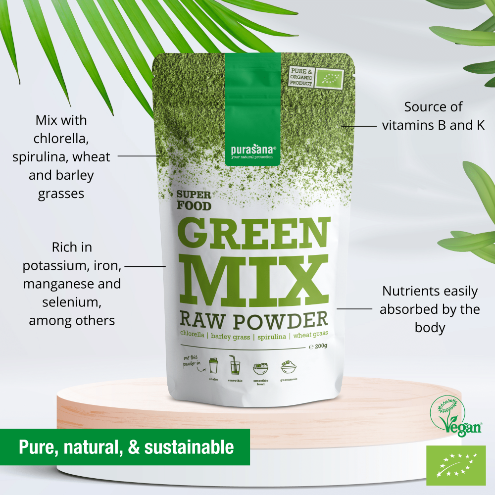 Green Mix Raw Powder
