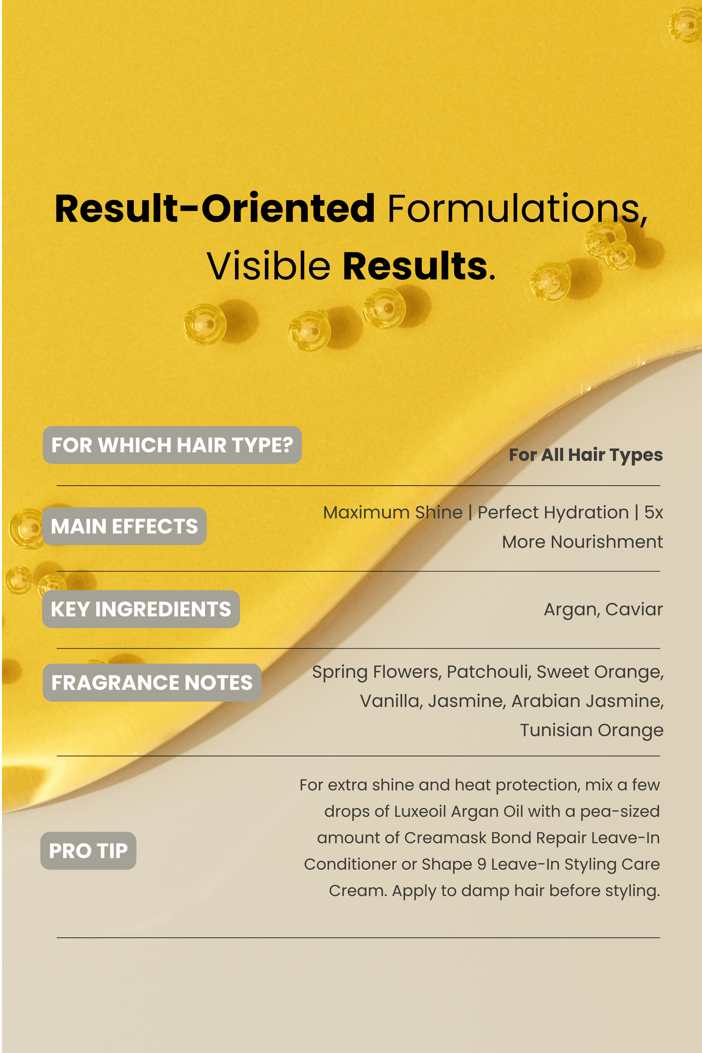 Luxeoil Argan Hair Care Oil