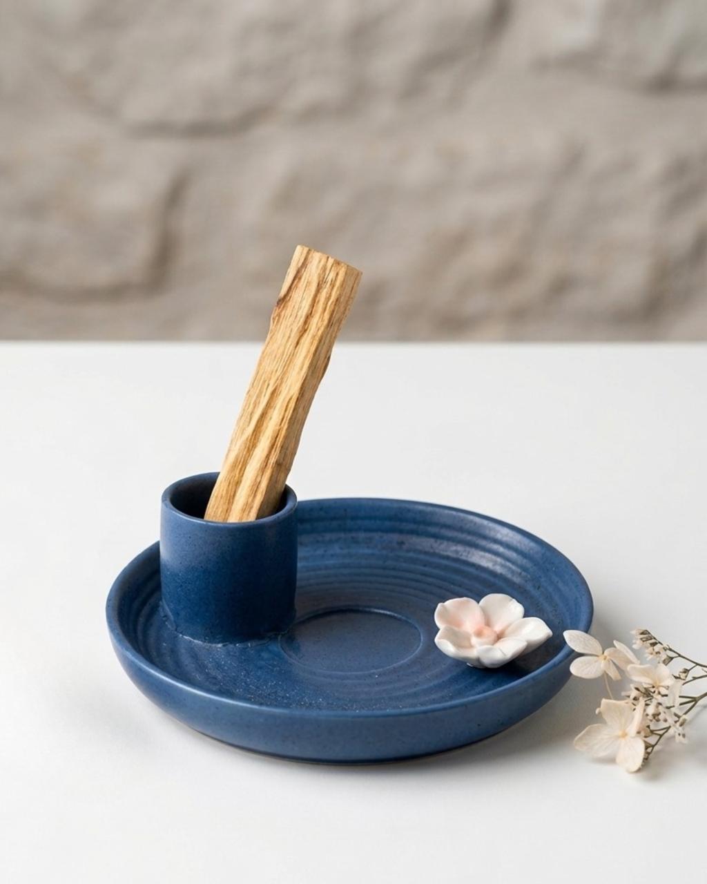 Ceramic Palo Santo & Incense Holder